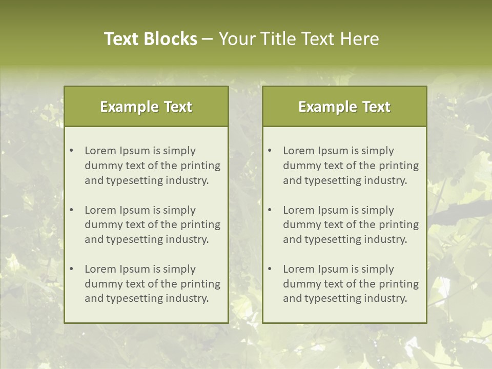Fruit Amber Farmland PowerPoint Template