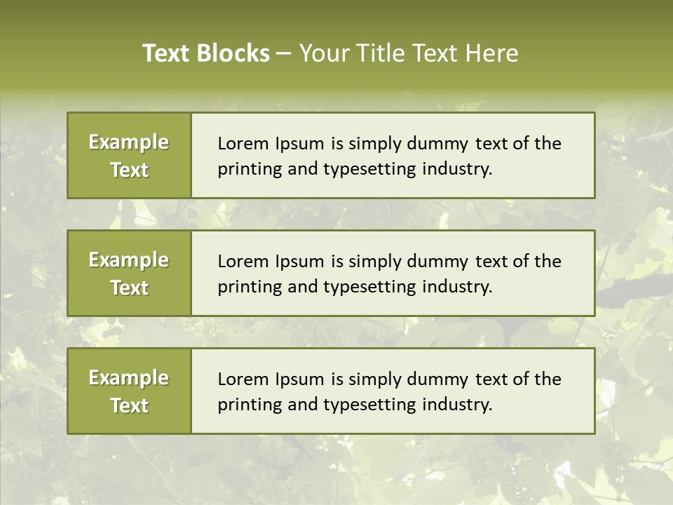 Fruit Amber Farmland PowerPoint Template