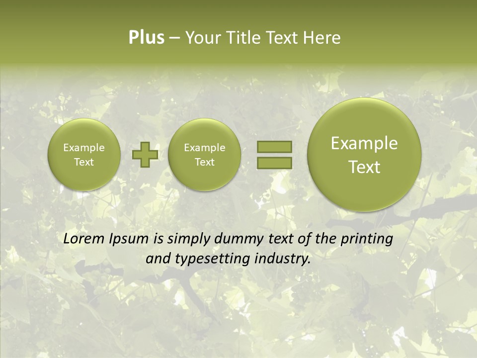 Fruit Amber Farmland PowerPoint Template