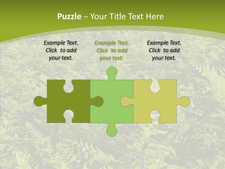 Nature Ferny Summer PowerPoint Template