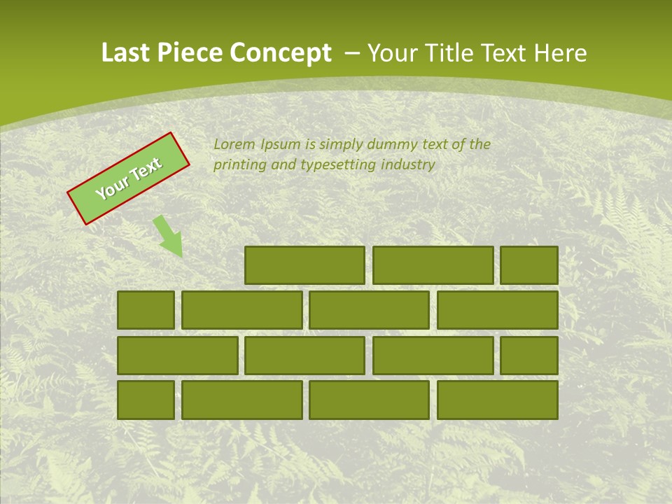 Nature Ferny Summer PowerPoint Template