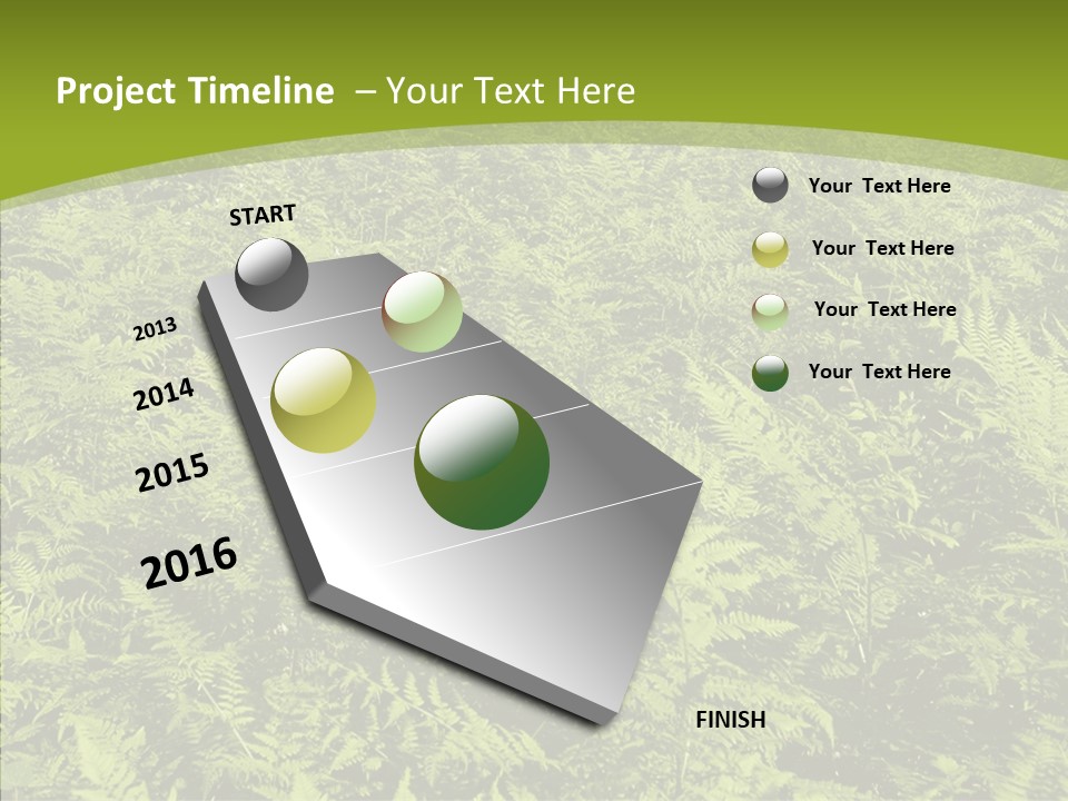 Nature Ferny Summer PowerPoint Template