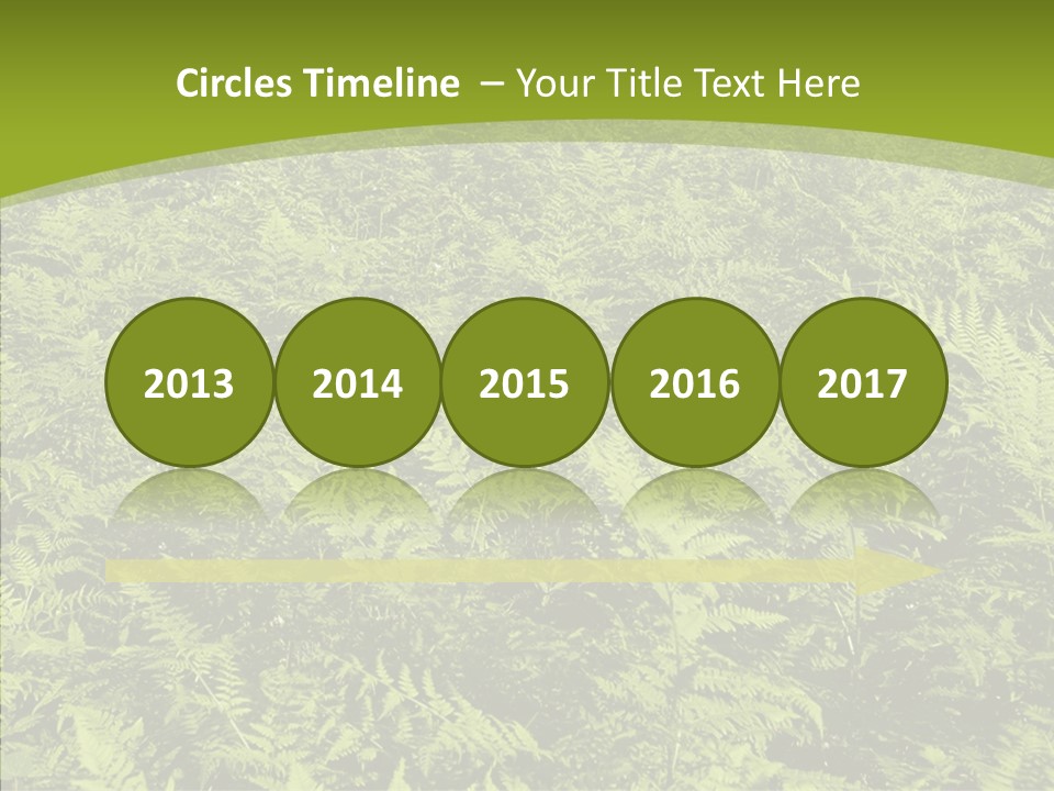 Nature Ferny Summer PowerPoint Template