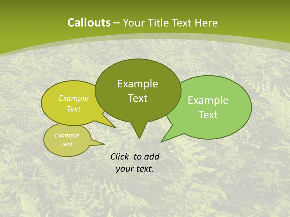 Nature Ferny Summer PowerPoint Template