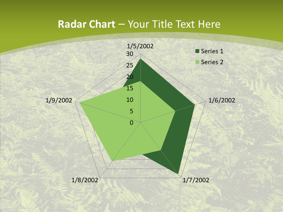 Nature Ferny Summer PowerPoint Template