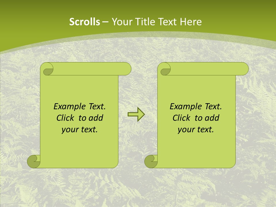 Nature Ferny Summer PowerPoint Template