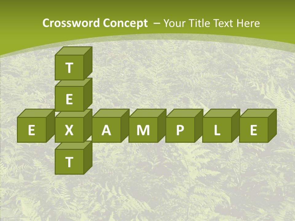 Nature Ferny Summer PowerPoint Template