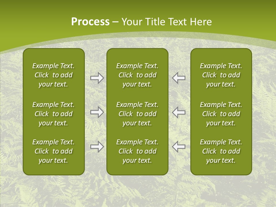 Nature Ferny Summer PowerPoint Template