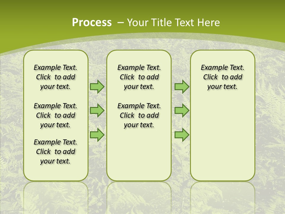 Nature Ferny Summer PowerPoint Template