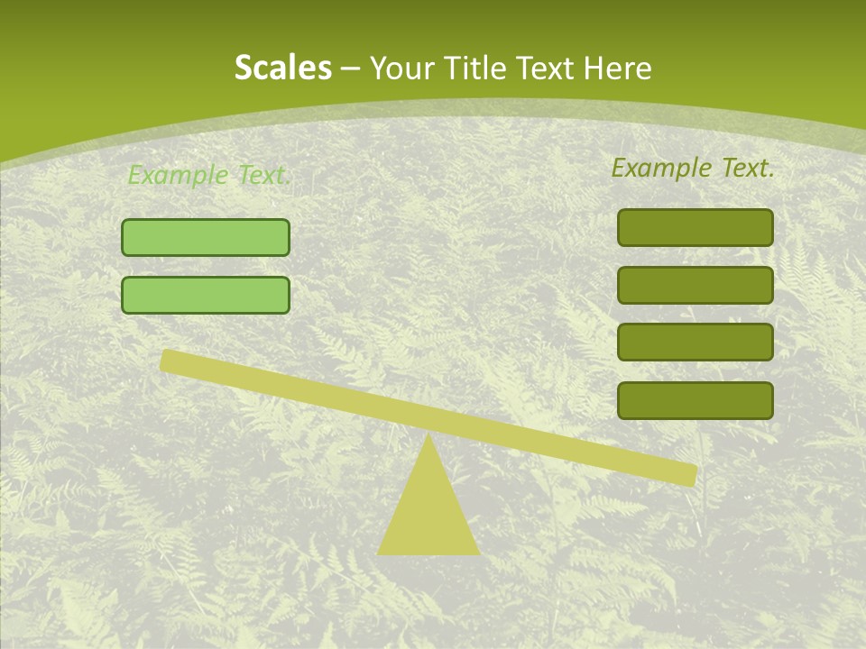 Nature Ferny Summer PowerPoint Template