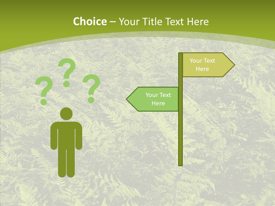 Nature Ferny Summer PowerPoint Template