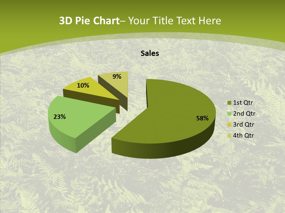 Nature Ferny Summer PowerPoint Template