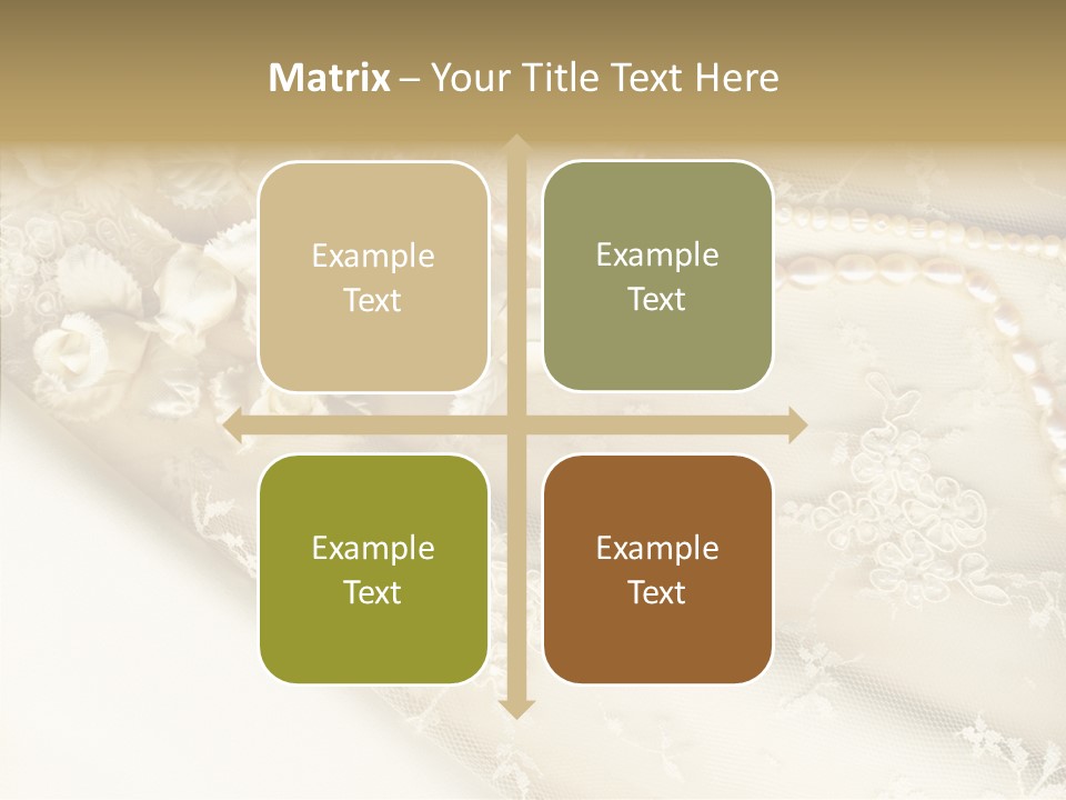 Females Caucasian Flower PowerPoint Template