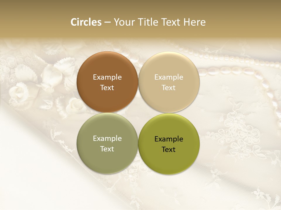 Females Caucasian Flower PowerPoint Template