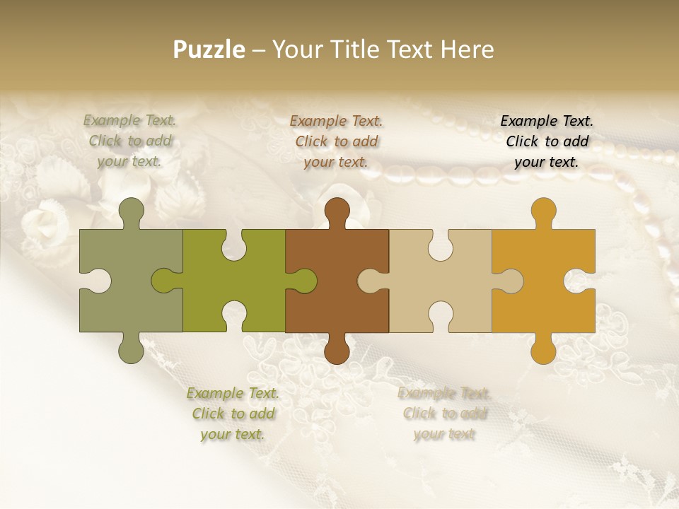 Females Caucasian Flower PowerPoint Template