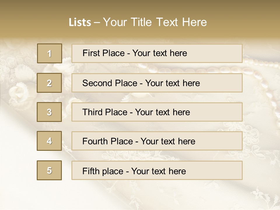 Females Caucasian Flower PowerPoint Template