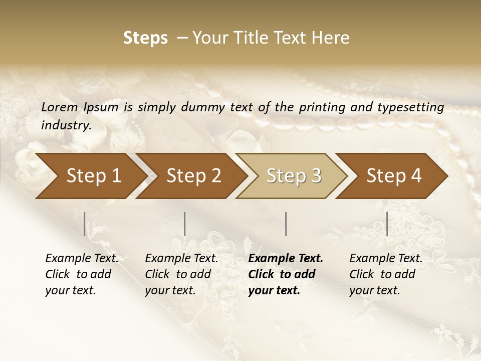 Females Caucasian Flower PowerPoint Template
