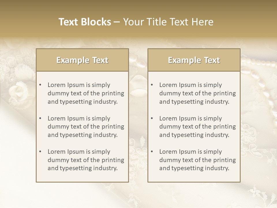Females Caucasian Flower PowerPoint Template