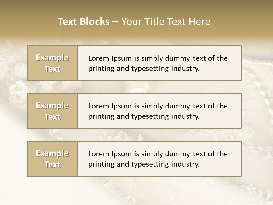 Females Caucasian Flower PowerPoint Template