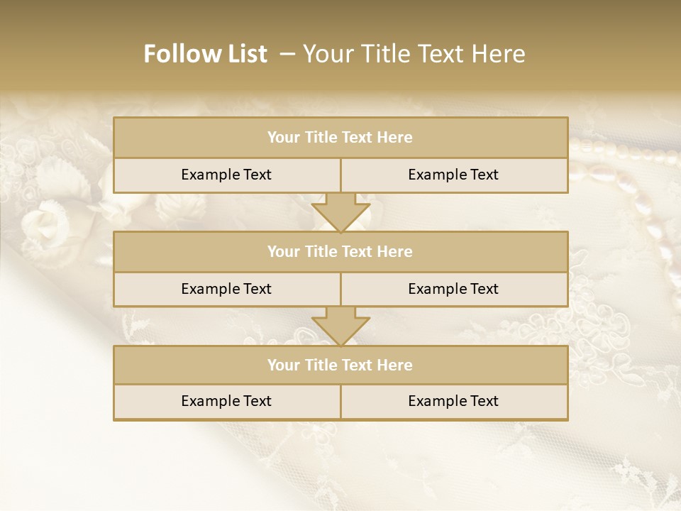 Females Caucasian Flower PowerPoint Template