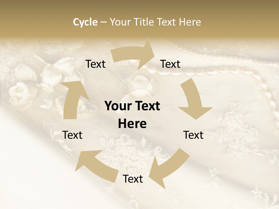 Females Caucasian Flower PowerPoint Template