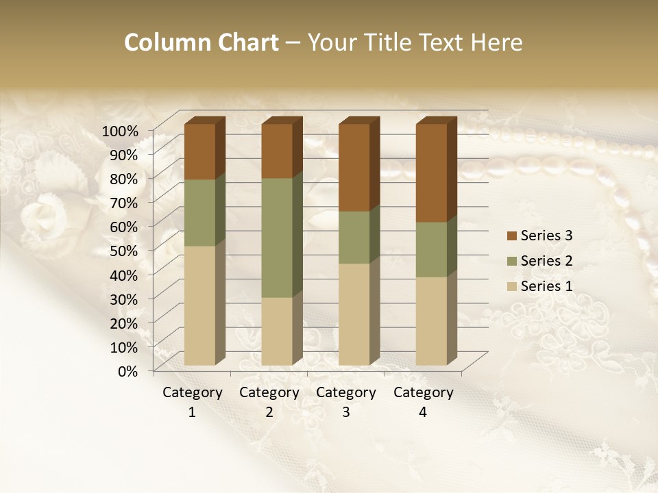 Females Caucasian Flower PowerPoint Template
