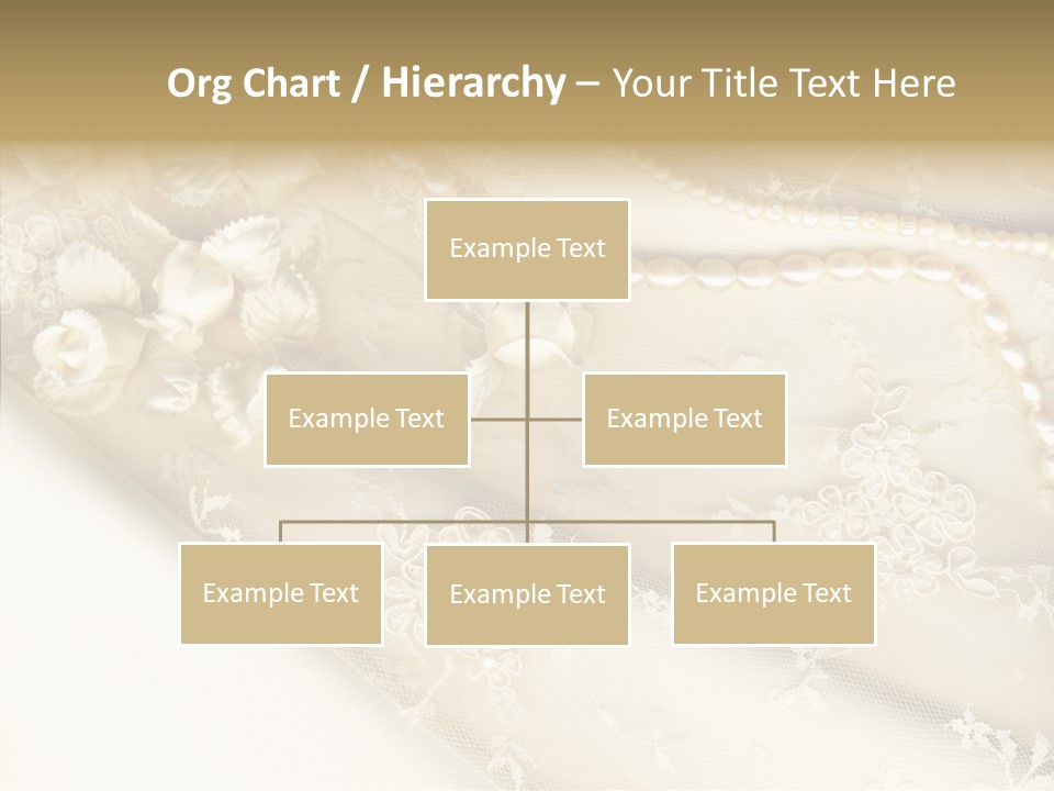 Females Caucasian Flower PowerPoint Template