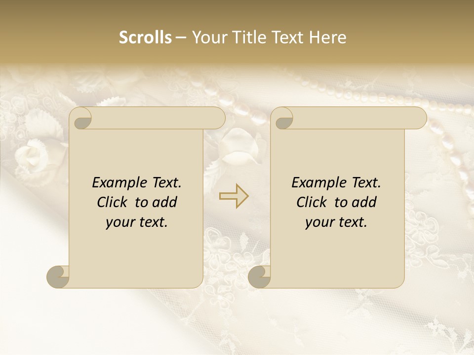 Females Caucasian Flower PowerPoint Template