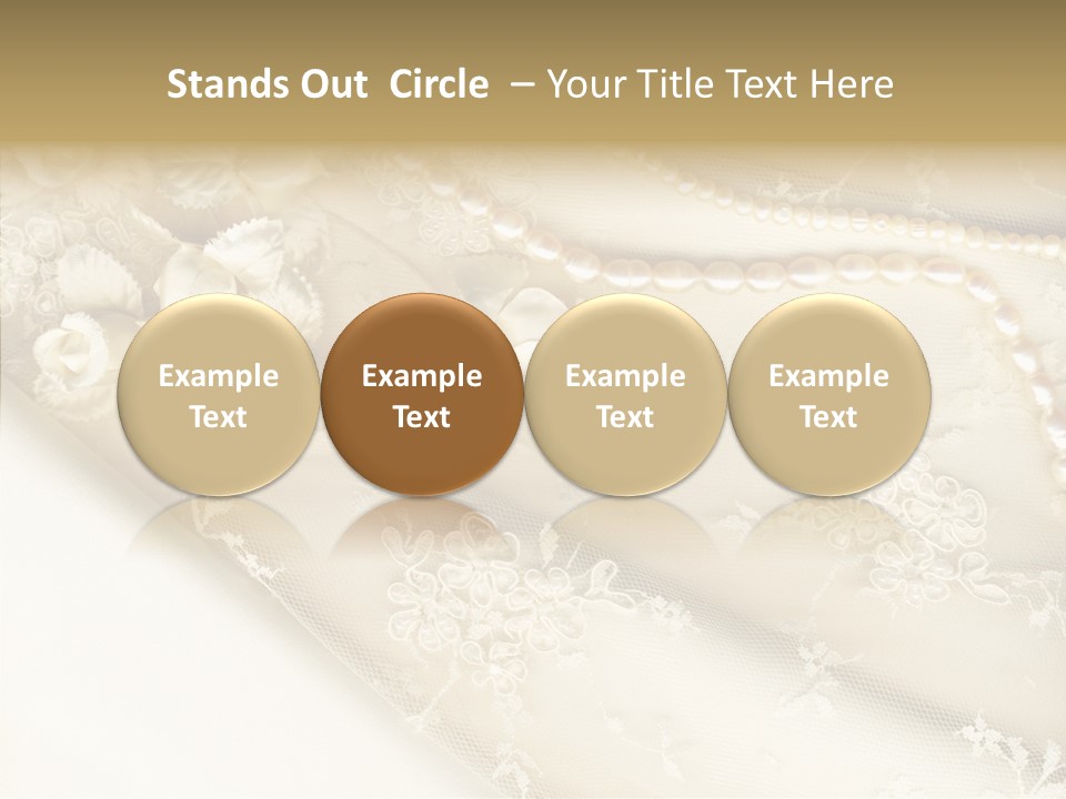 Females Caucasian Flower PowerPoint Template