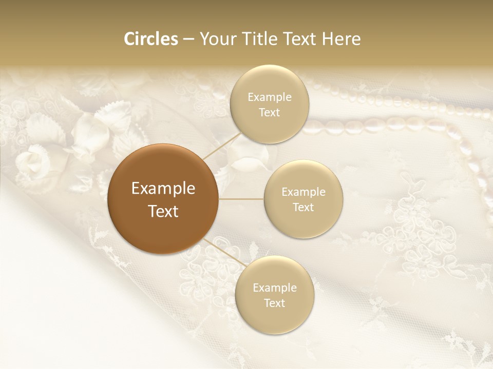 Females Caucasian Flower PowerPoint Template