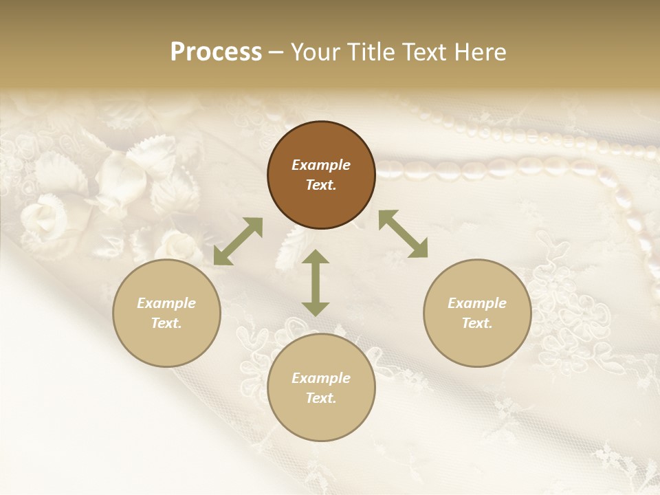 Females Caucasian Flower PowerPoint Template