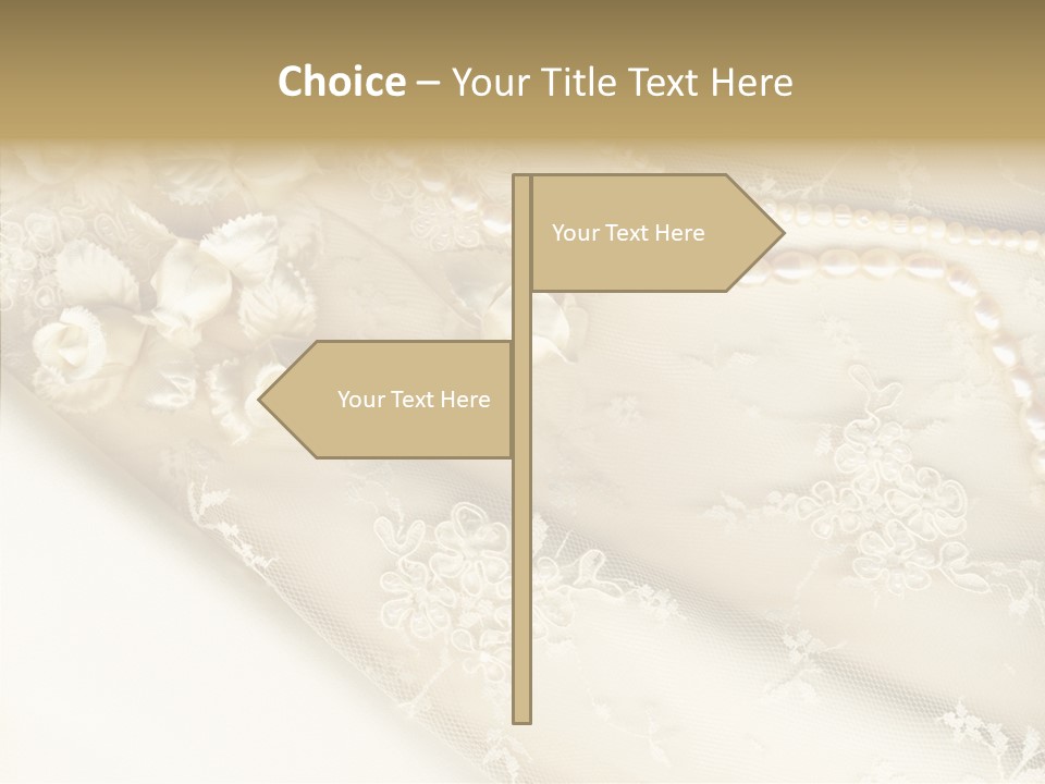 Females Caucasian Flower PowerPoint Template