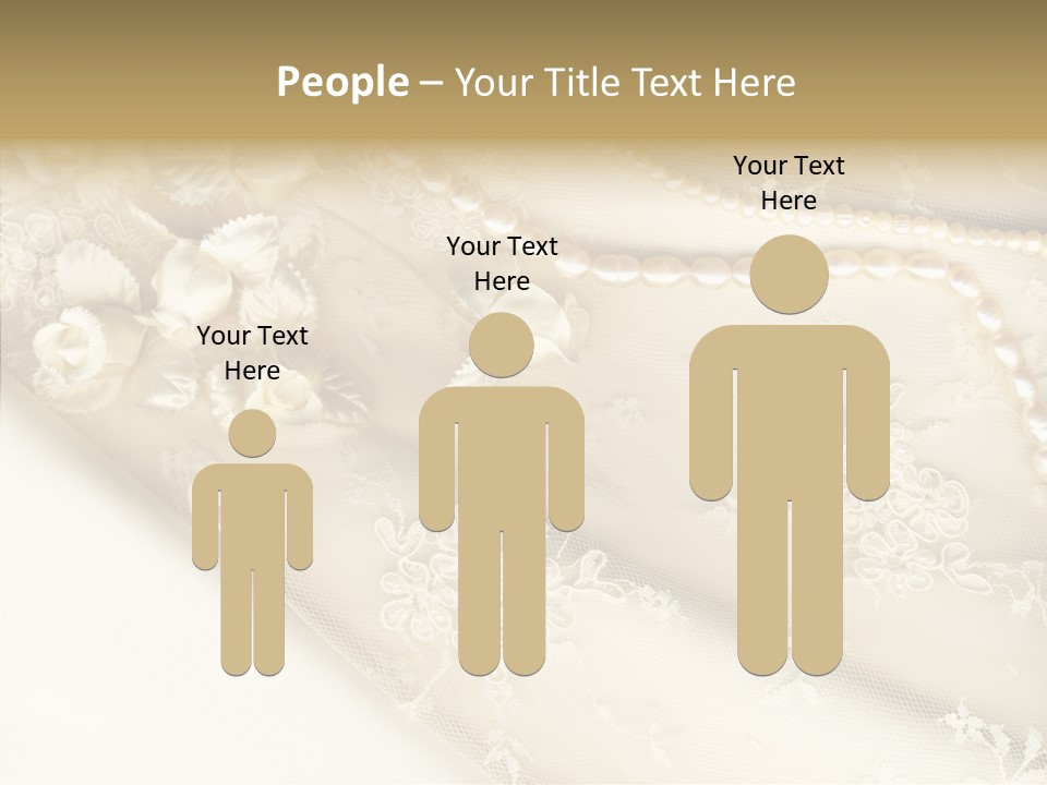 Females Caucasian Flower PowerPoint Template