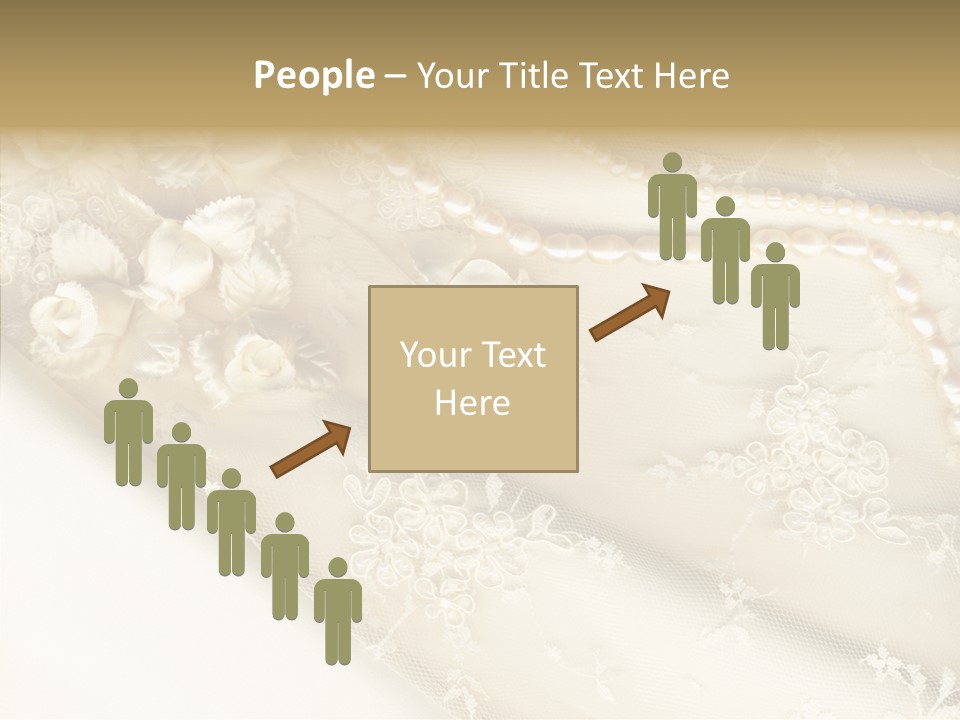 Females Caucasian Flower PowerPoint Template