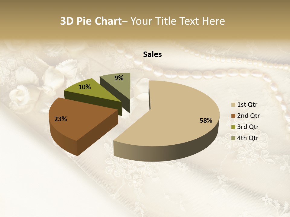 Females Caucasian Flower PowerPoint Template