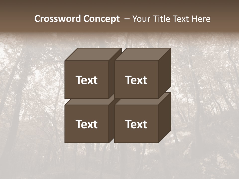 Sepia Country Forest PowerPoint Template