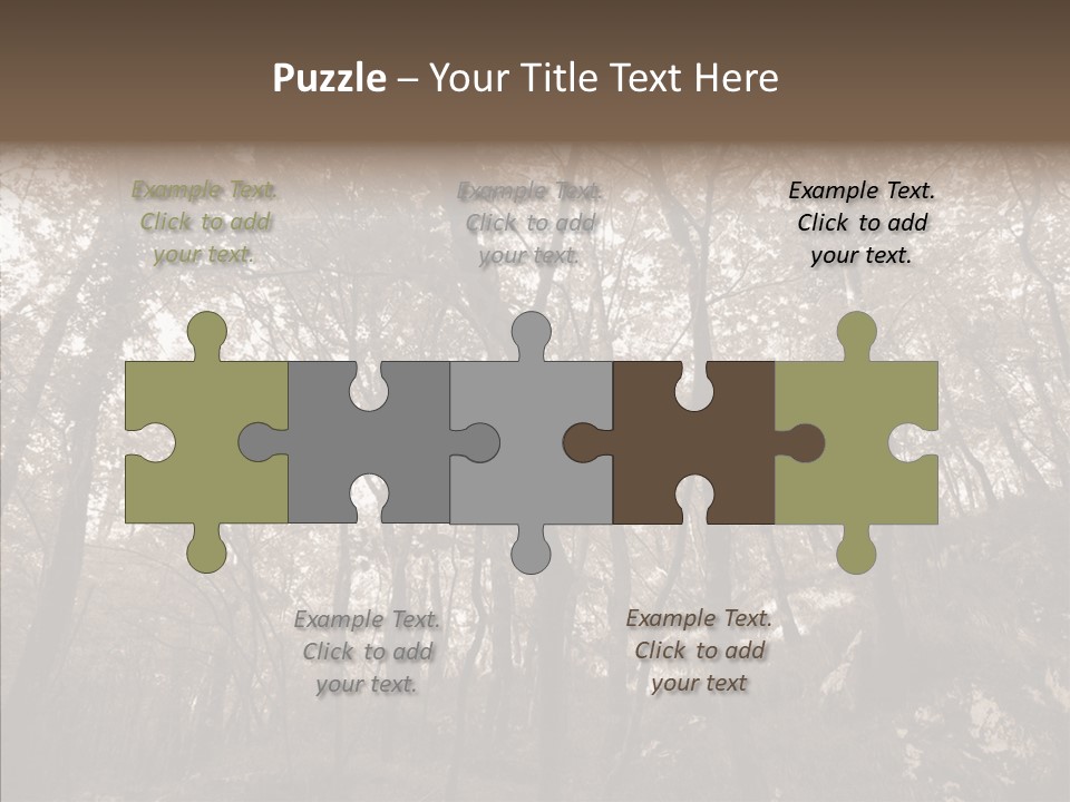 Sepia Country Forest PowerPoint Template