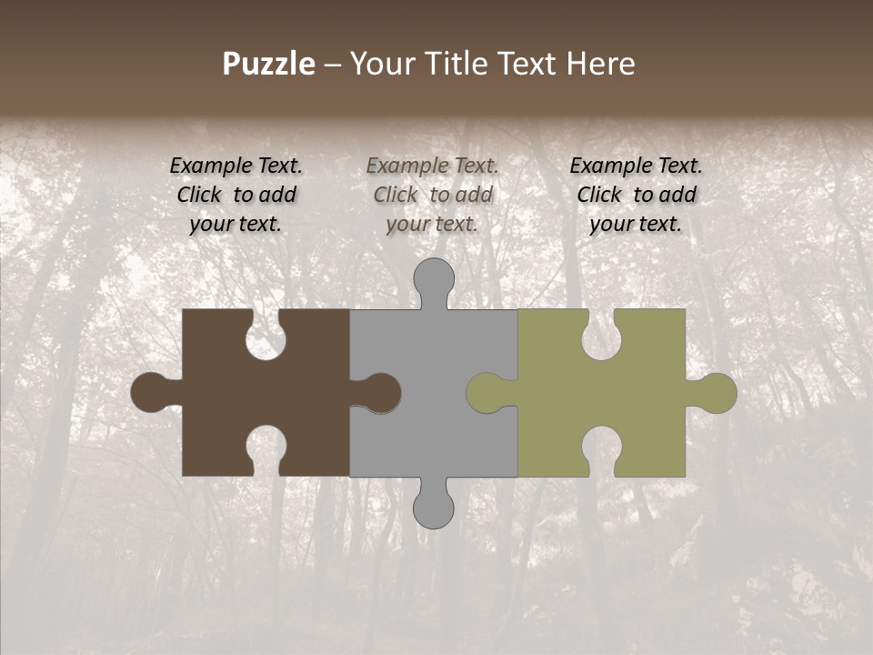 Sepia Country Forest PowerPoint Template