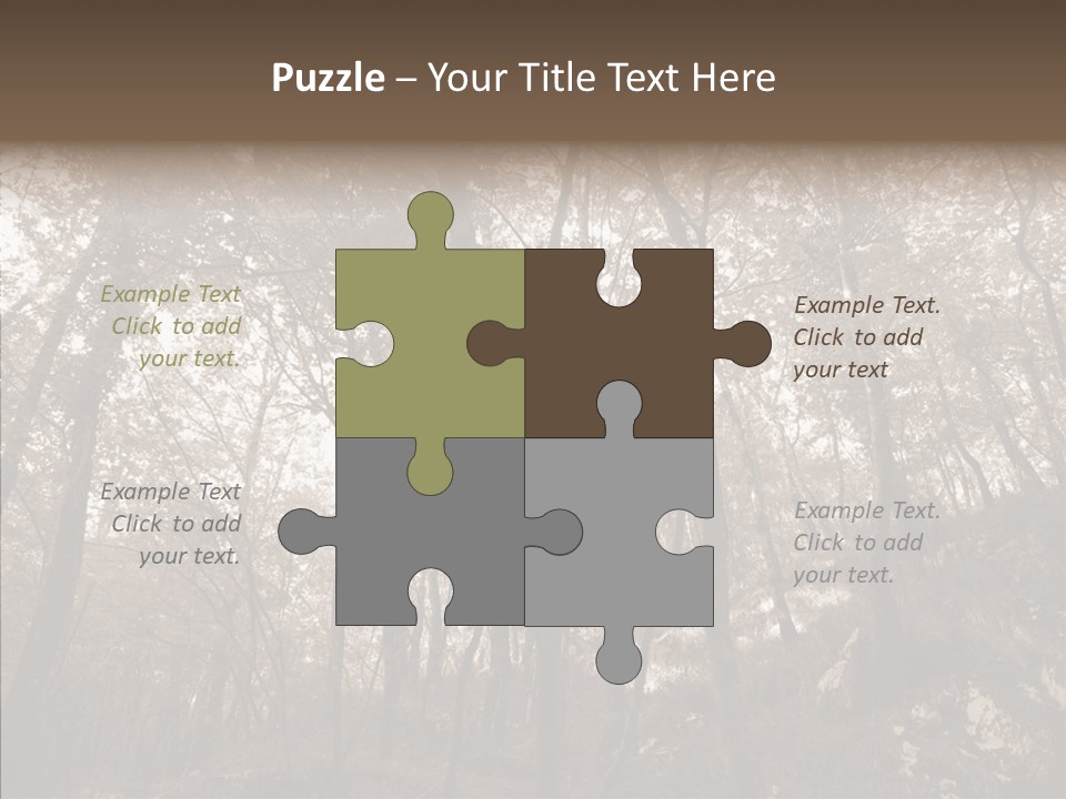 Sepia Country Forest PowerPoint Template