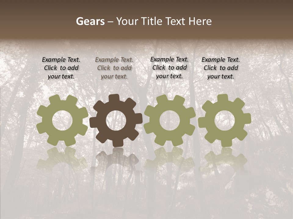 Sepia Country Forest PowerPoint Template