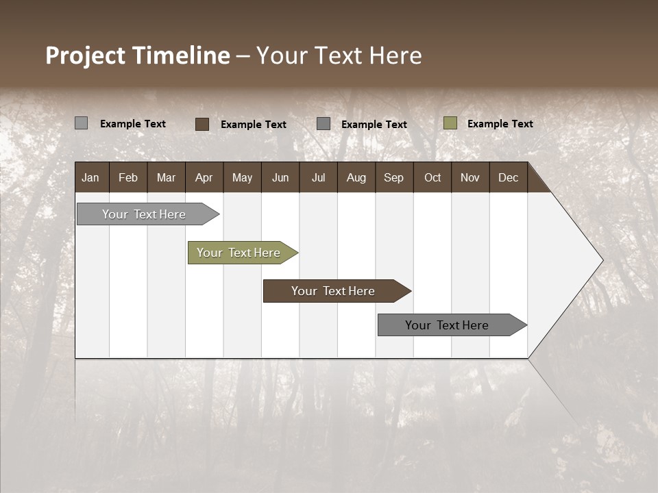 Sepia Country Forest PowerPoint Template