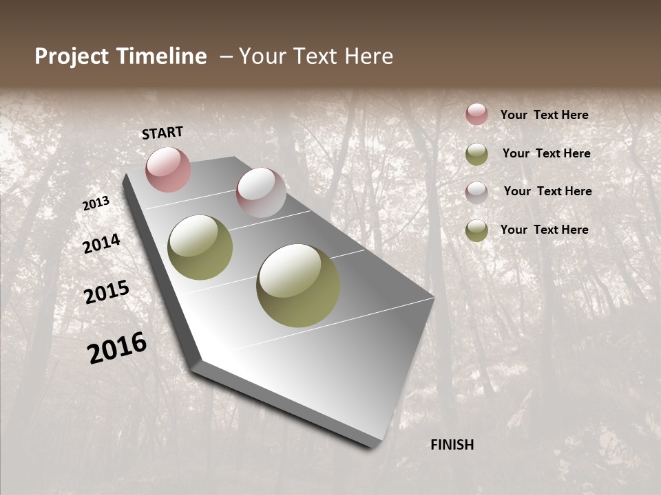 Sepia Country Forest PowerPoint Template
