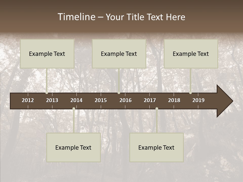 Sepia Country Forest PowerPoint Template