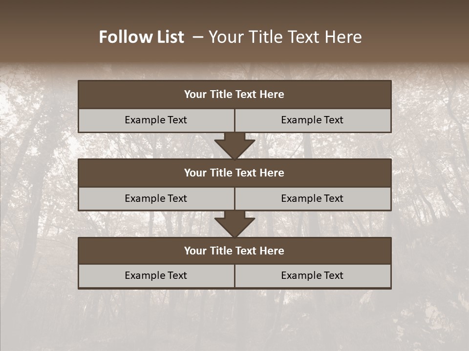 Sepia Country Forest PowerPoint Template