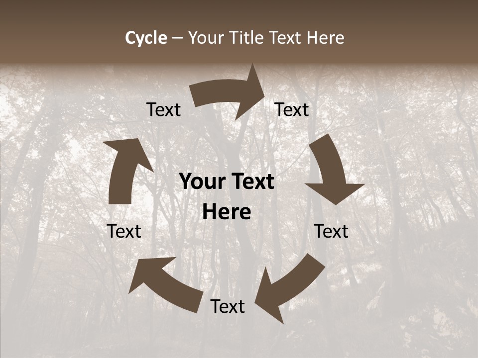 Sepia Country Forest PowerPoint Template