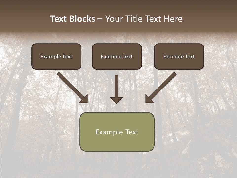 Sepia Country Forest PowerPoint Template