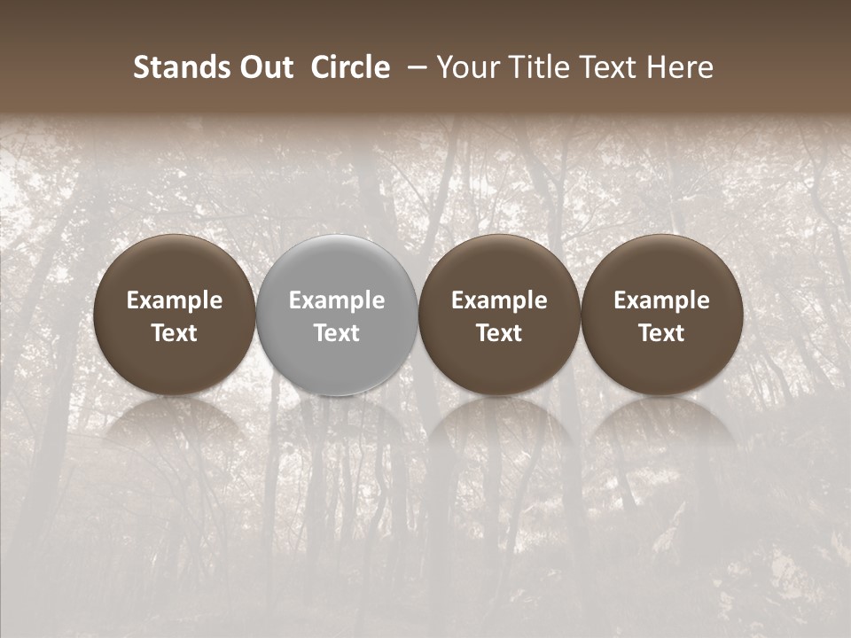 Sepia Country Forest PowerPoint Template