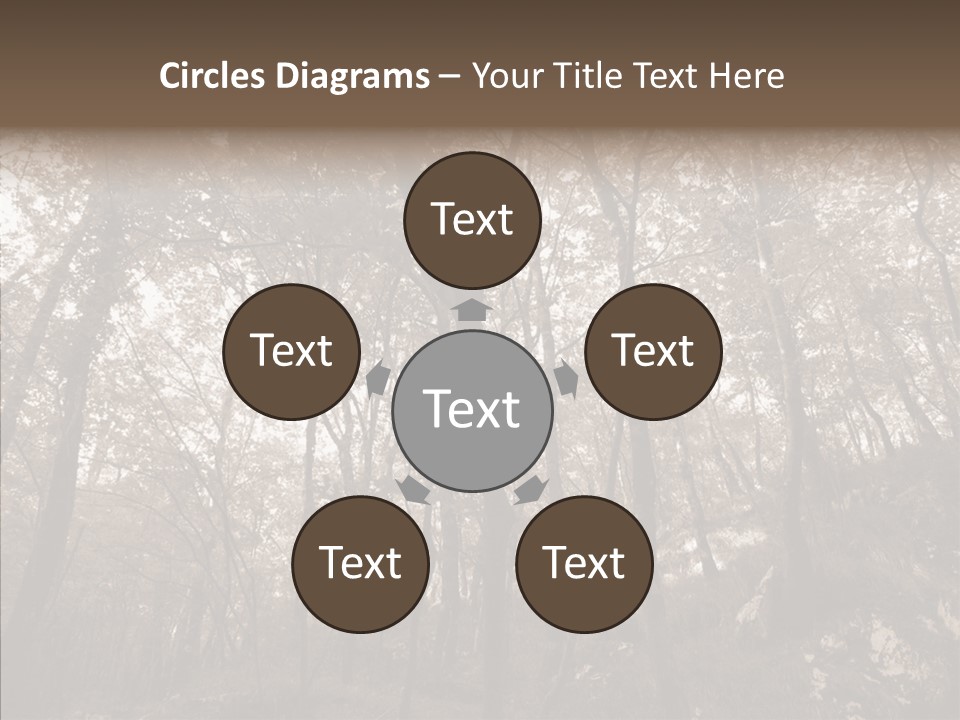 Sepia Country Forest PowerPoint Template