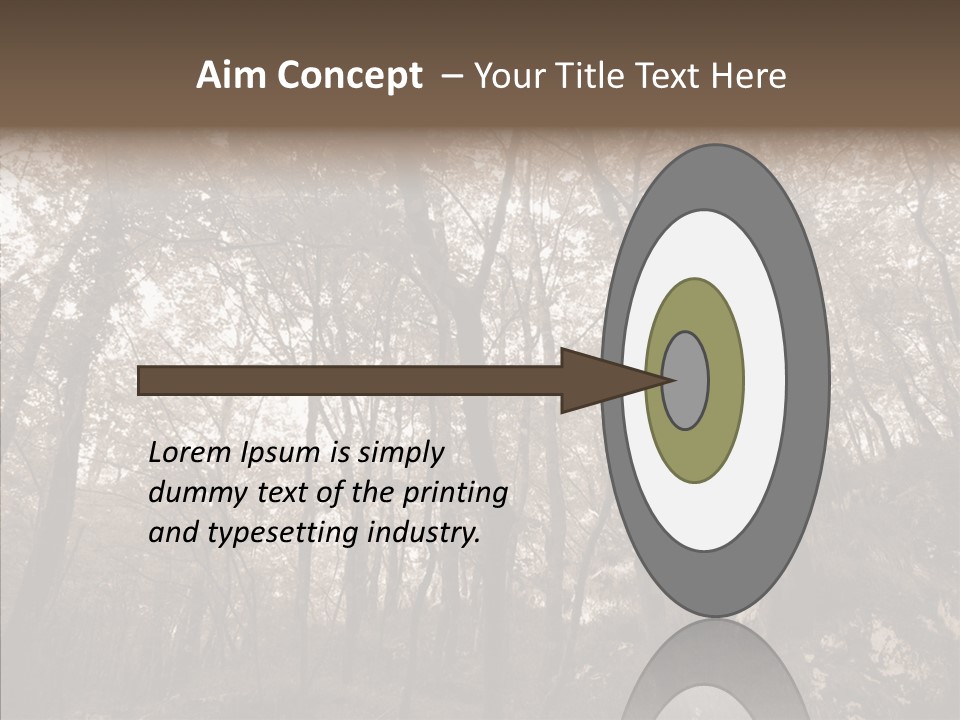 Sepia Country Forest PowerPoint Template