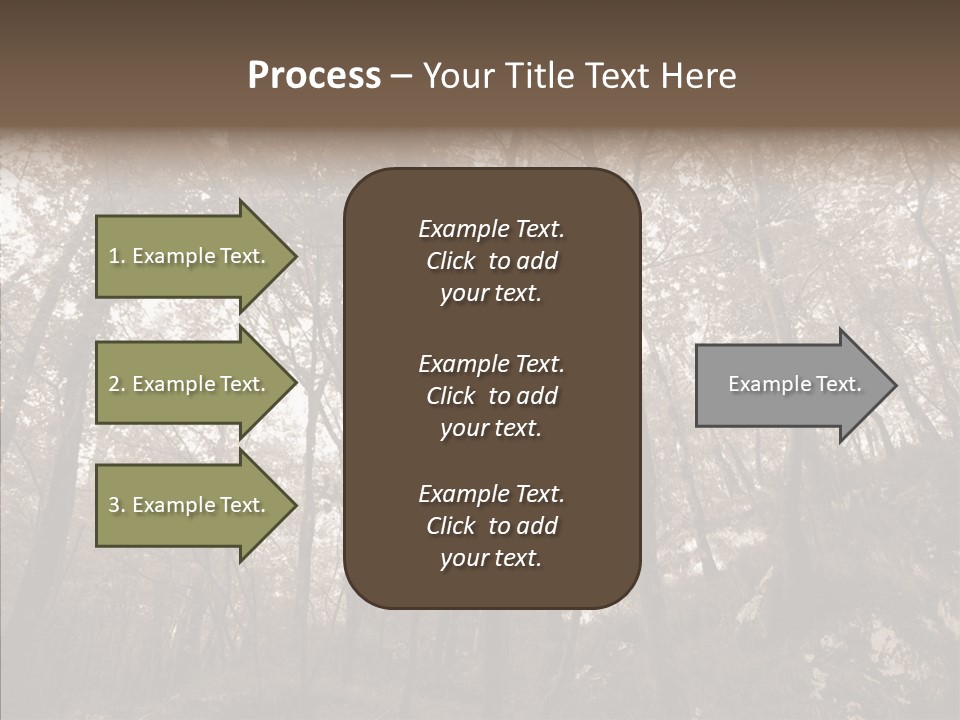 Sepia Country Forest PowerPoint Template